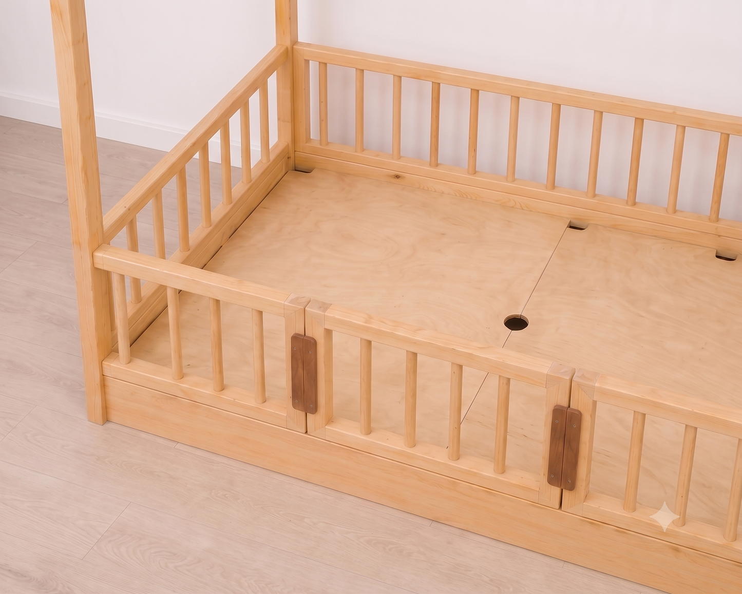 Çatılı Çocuk Montessori Yatak