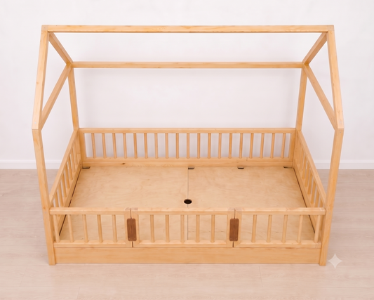 Çatılı Çocuk Montessori Yatak
